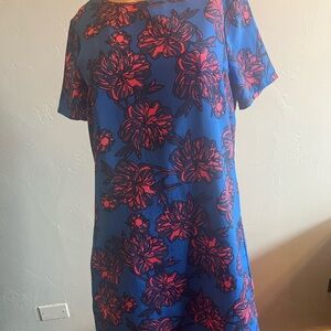 J. Crew Short Sleeve Floral Dress Women's Size 4